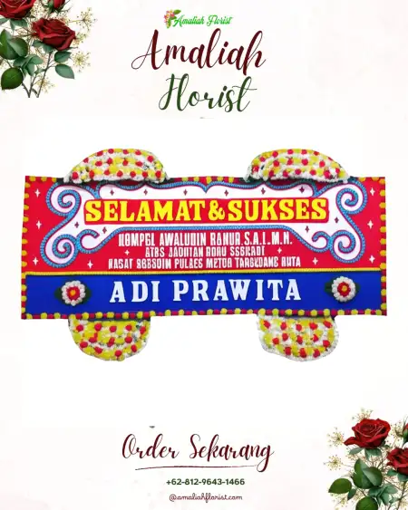 Papan Bunga Ucapan Selamat Bagor