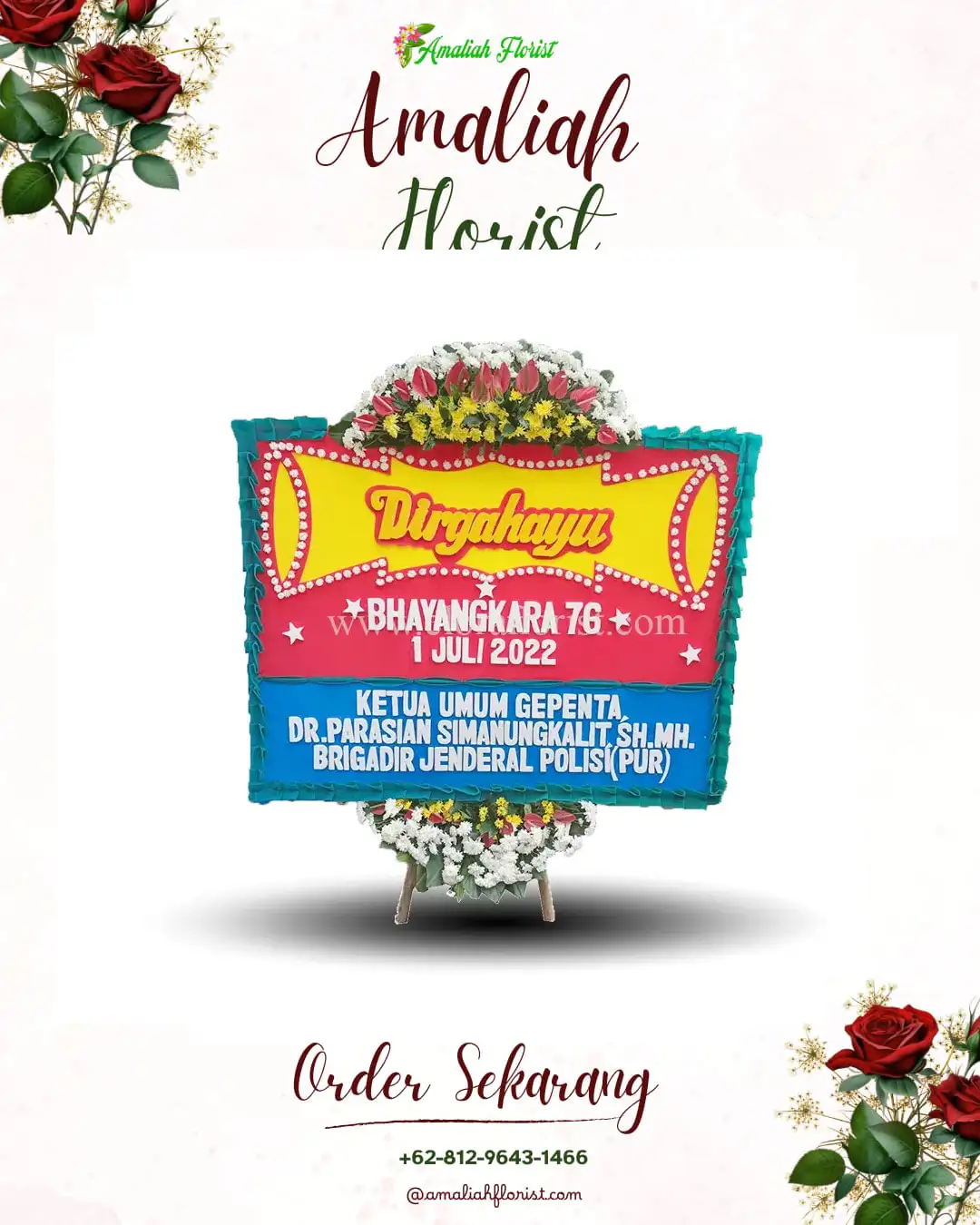 Papan Bunga HUT Ulang Tahun Bagor